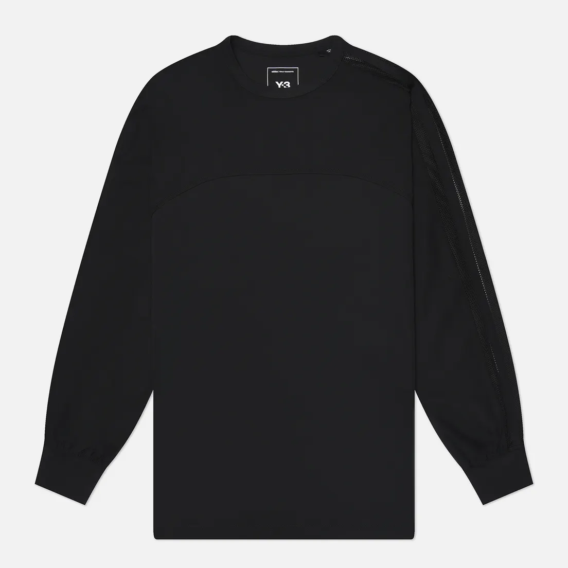 Y-3 Мужской лонгслив Mesh 3-Stripes