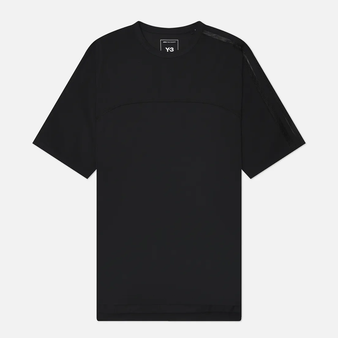 Y-3 Мужская футболка Mesh 3-Stripes