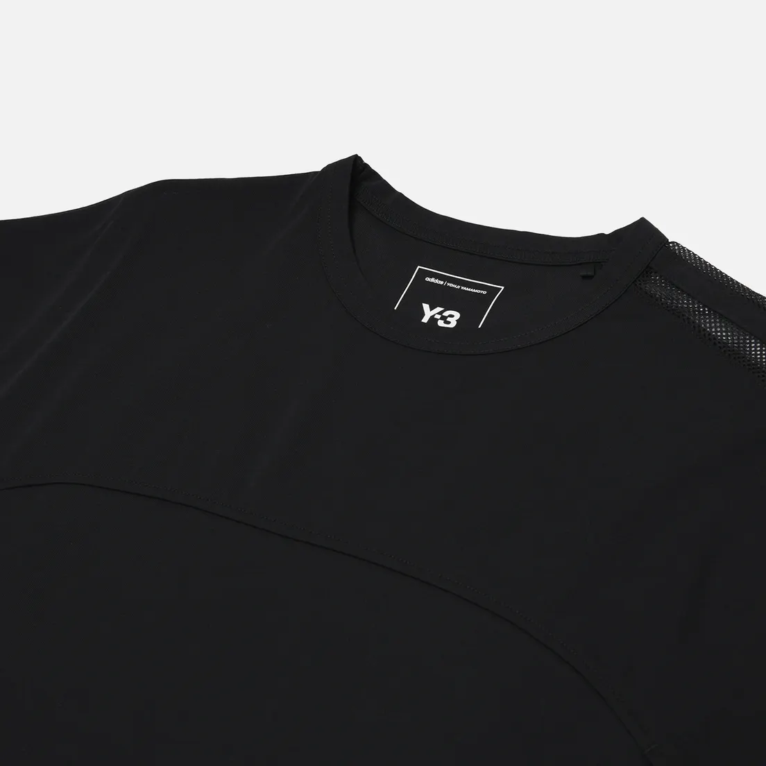 Y-3 Мужская футболка Mesh 3-Stripes
