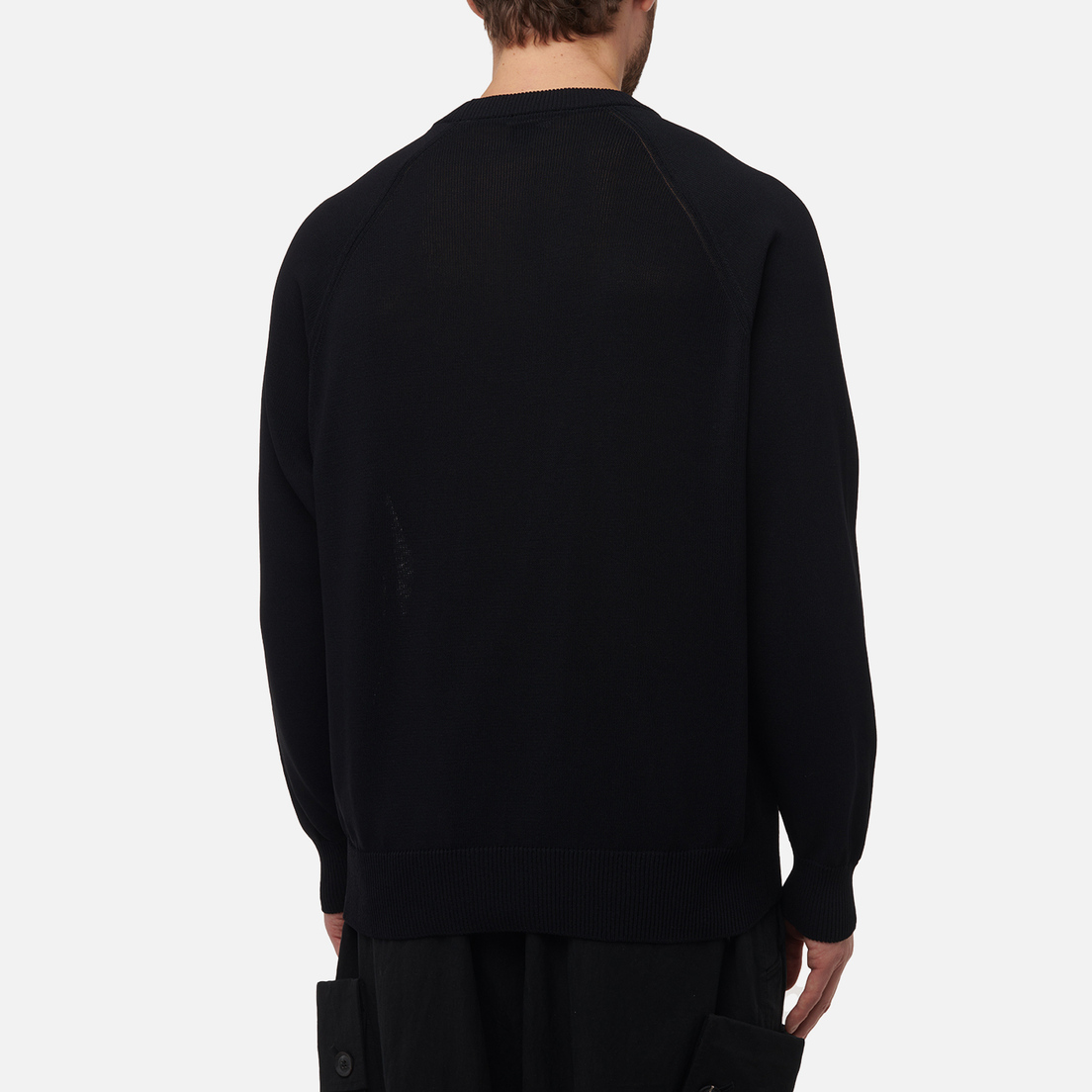 Y-3 Мужская толстовка Logo Knit Crew