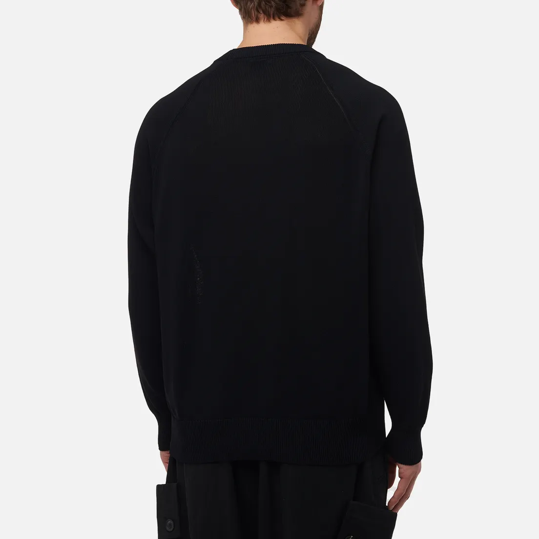 Y-3 Мужская толстовка Logo Knit Crew