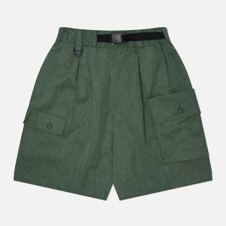 Мужские шорты Y-3 Washed Twill, цвет зелёный, размер XXL