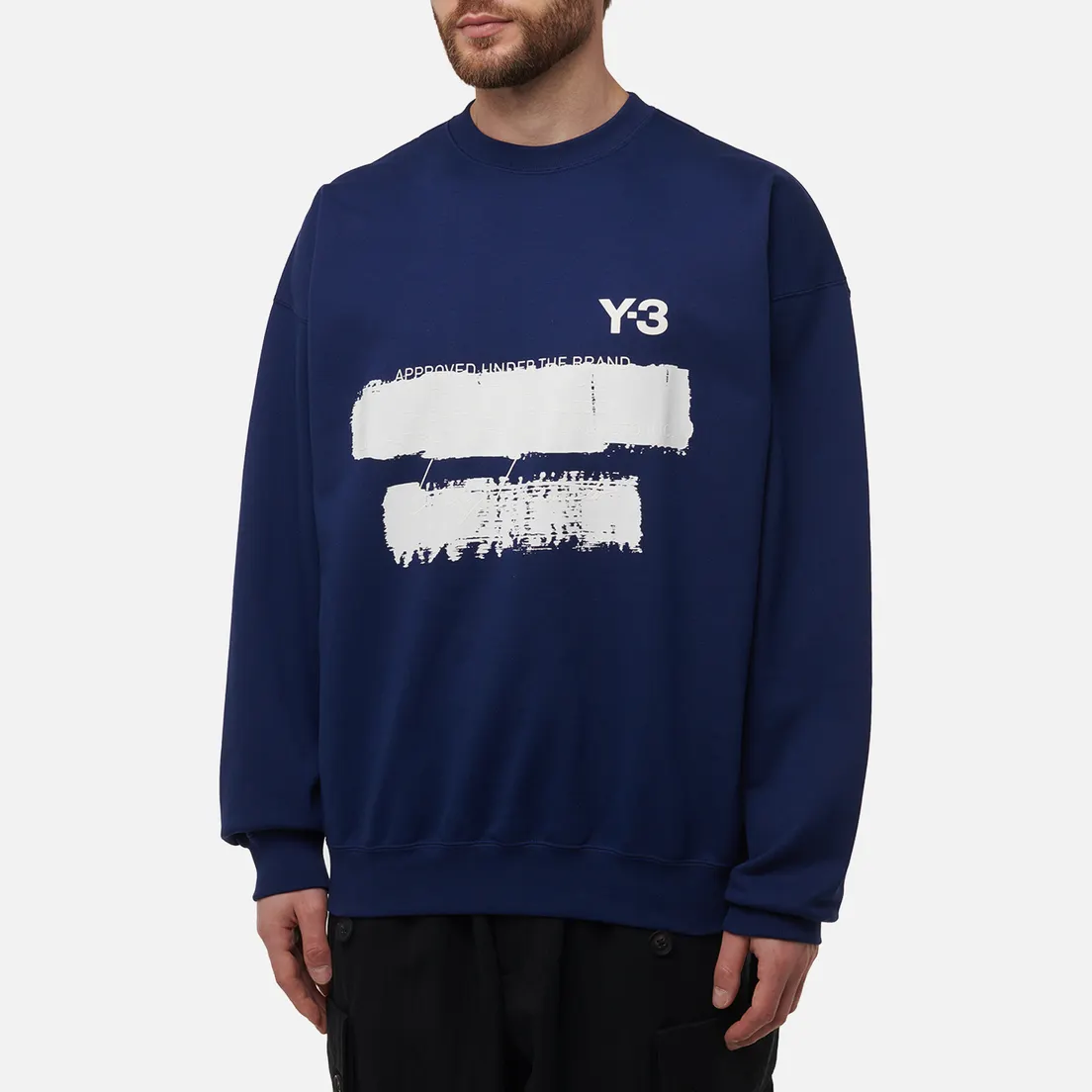 Y-3 Мужская толстовка Graphic Noise Crew