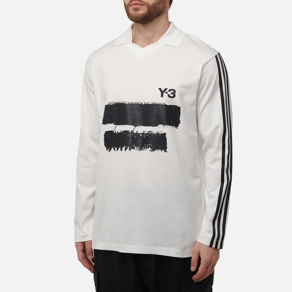 Y-3 Мужской лонгслив Graphic Logo