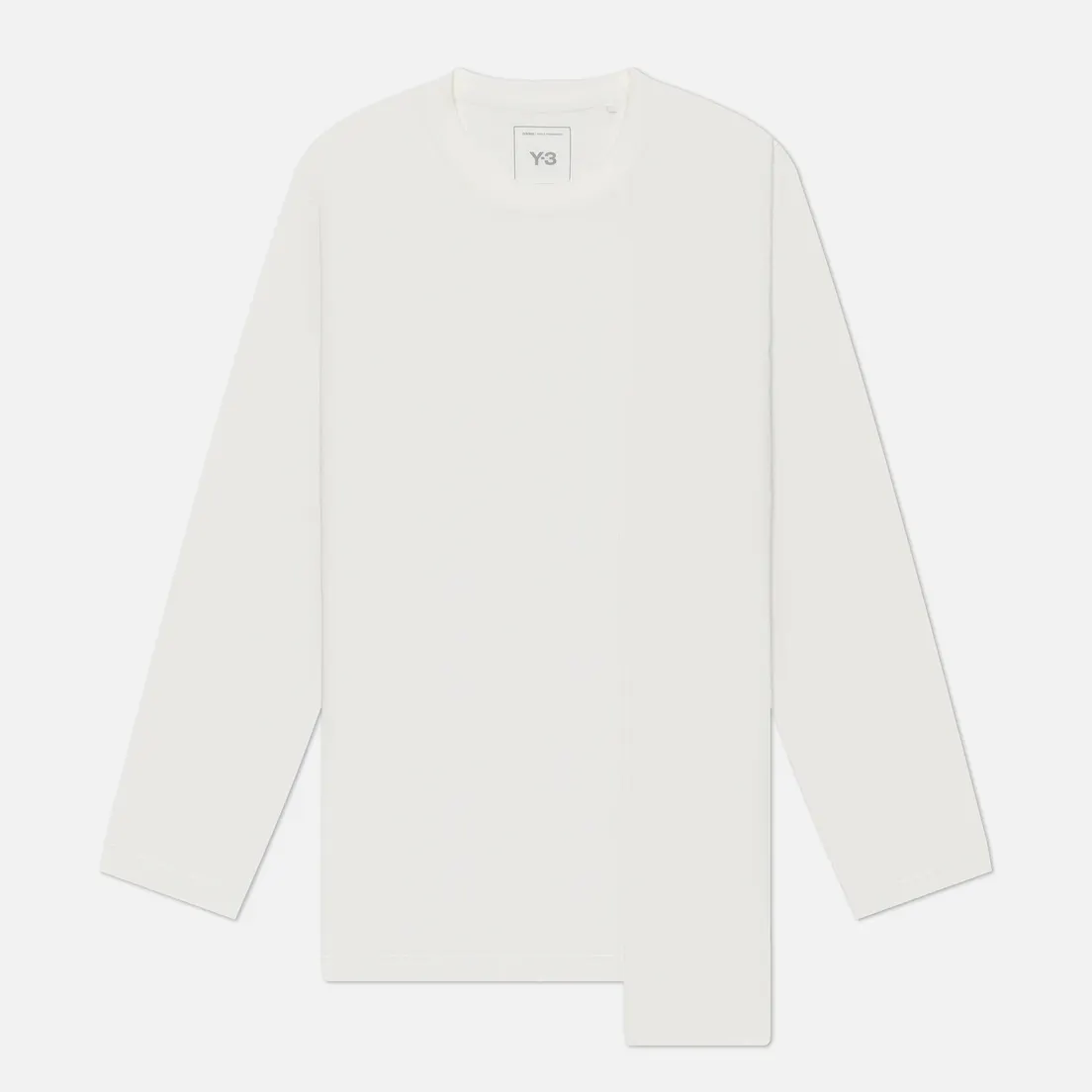 Y-3 Мужской лонгслив Premium Double-Layer Panel