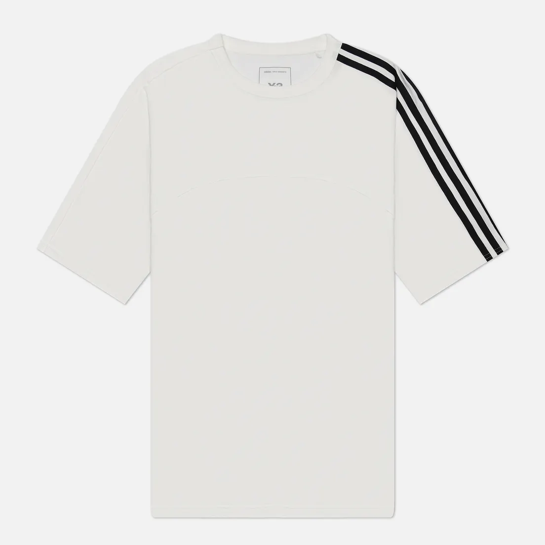 Y-3 Мужская футболка Matte Satin 3-Stripes