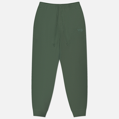 Мужские брюки Y-3 Cuffed French Terry, цвет зелёный