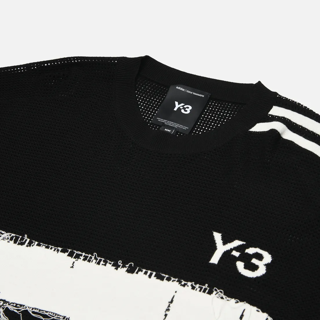 Y-3 Мужской свитер Graphic Knit Crew