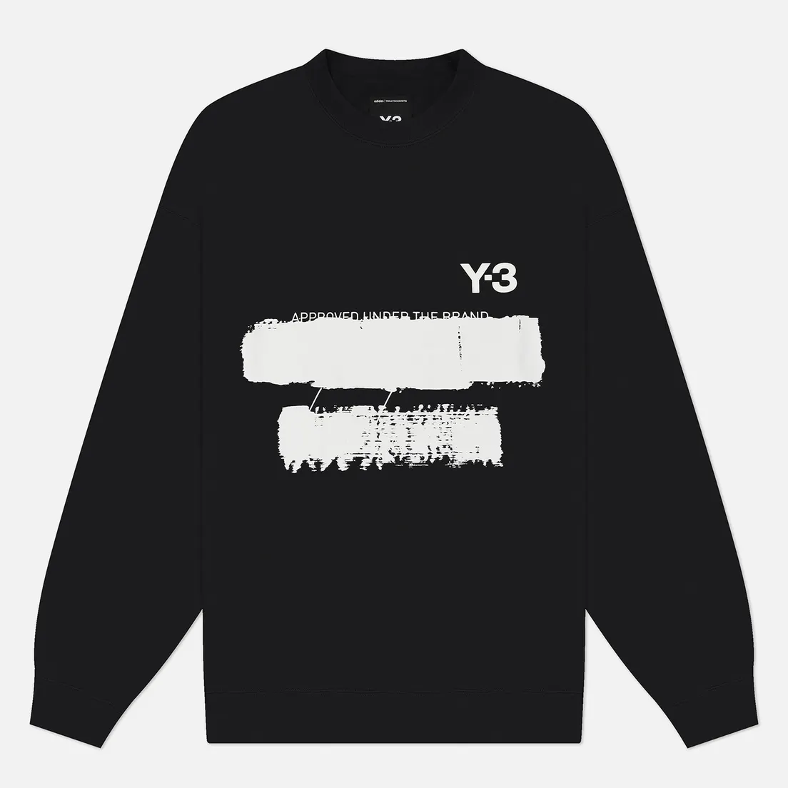 Y-3 Мужская толстовка Graphic Noise Crew