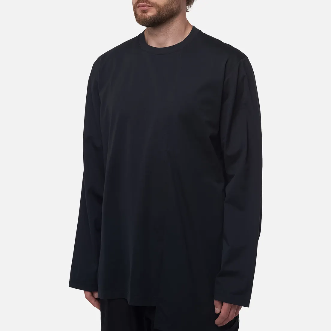 Y-3 Мужской лонгслив Premium Double-Layer Panel