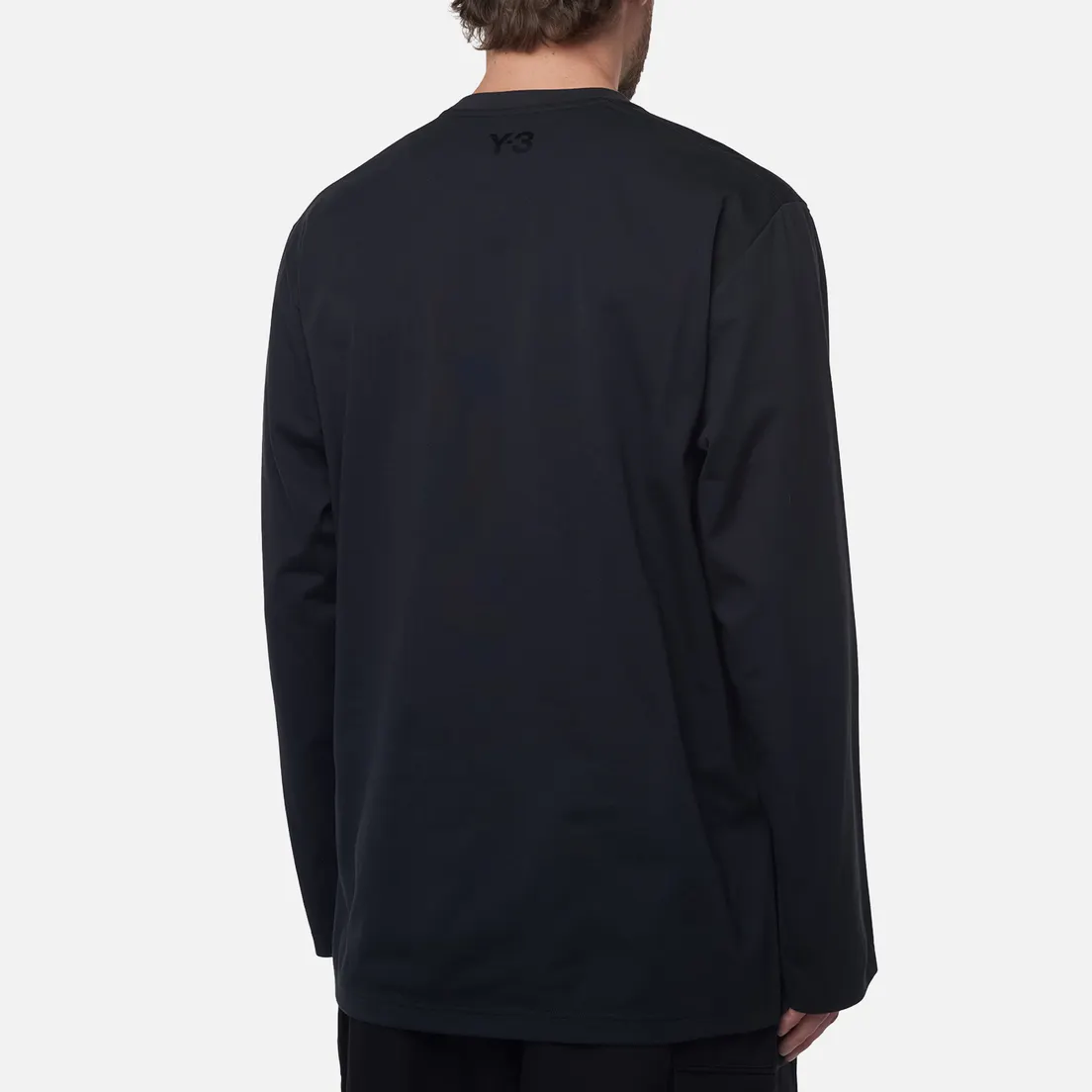 Y-3 Мужской лонгслив Premium Double-Layer Panel