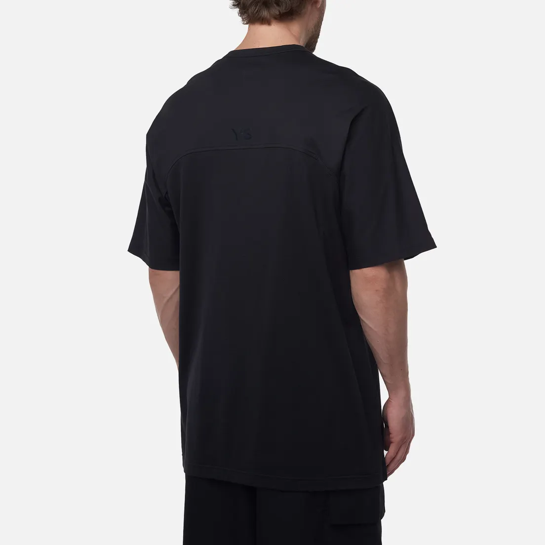 Y-3 Мужская футболка Matte Satin 3-Stripes