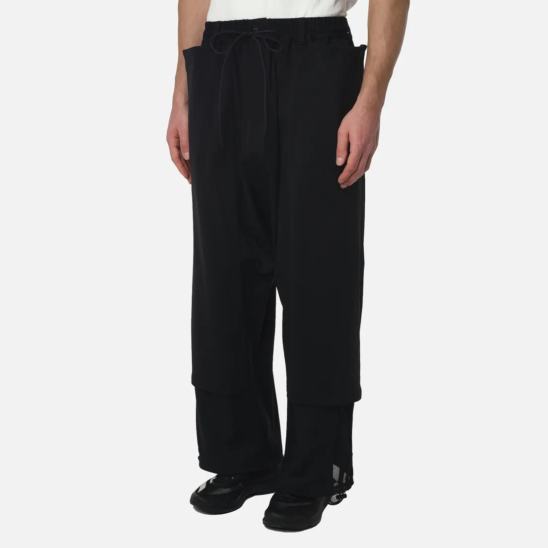 Y-3 Мужские брюки Mesh 3-Stripes Panels Track