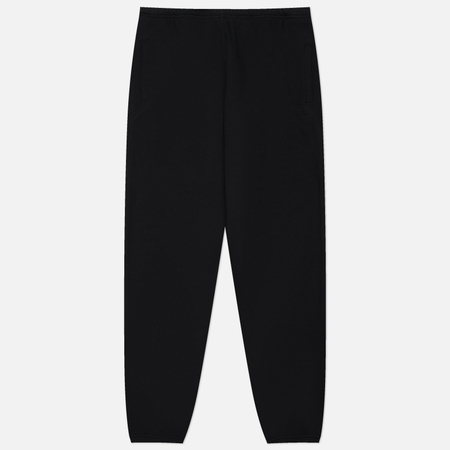 Женские брюки SKIMS Cotton Fleece Classic, цвет чёрный