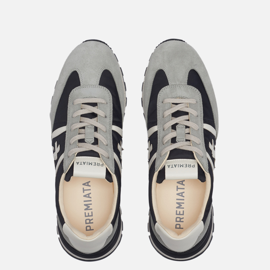 Мужские кроссовки Premiata Johnlow 5184 Grey/Black