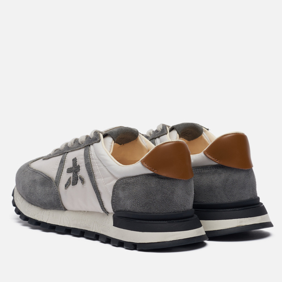 Женские кроссовки Premiata Johnlow-d 5067 Grey/White