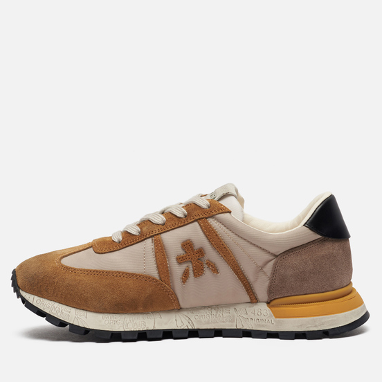 Женские кроссовки Premiata Johnlow-d 5070 Brown/Beige