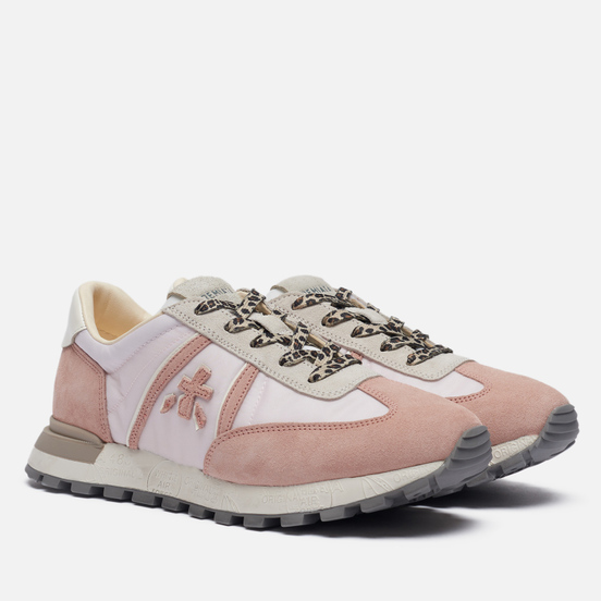 Женские кроссовки Premiata Johnlow-d 5176 Pink