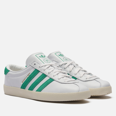Мужские кроссовки adidas Originals x Sporty & Rich Blanc, цвет белый, размер 43.5 EU
