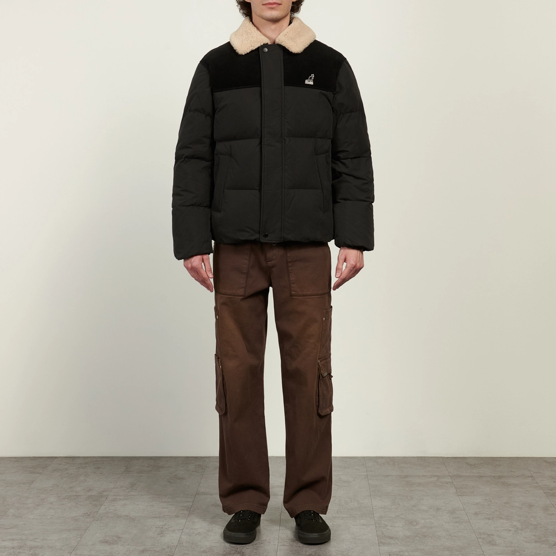 Kangol Мужской пуховик Shearling Collar Down