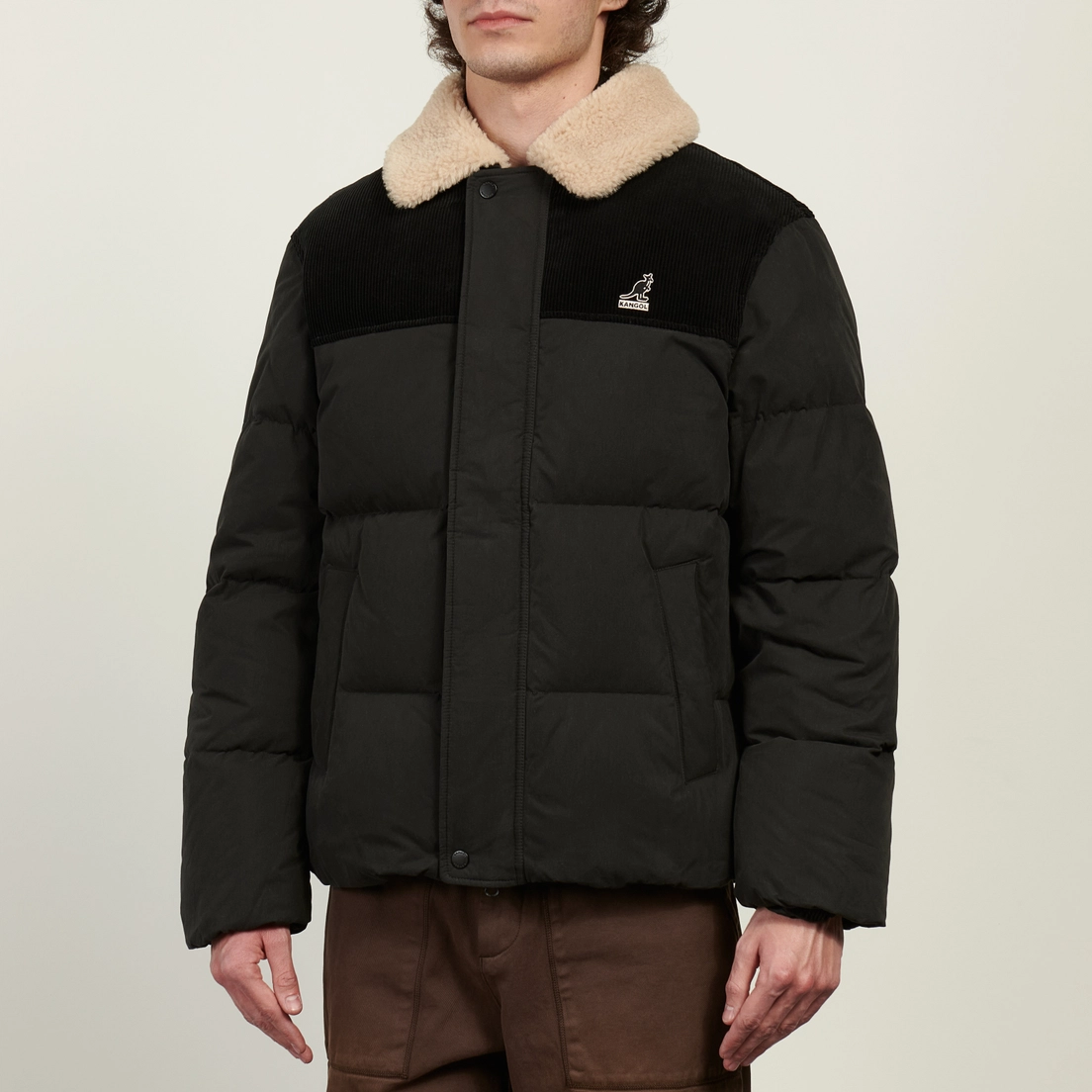 Kangol Мужской пуховик Shearling Collar Down