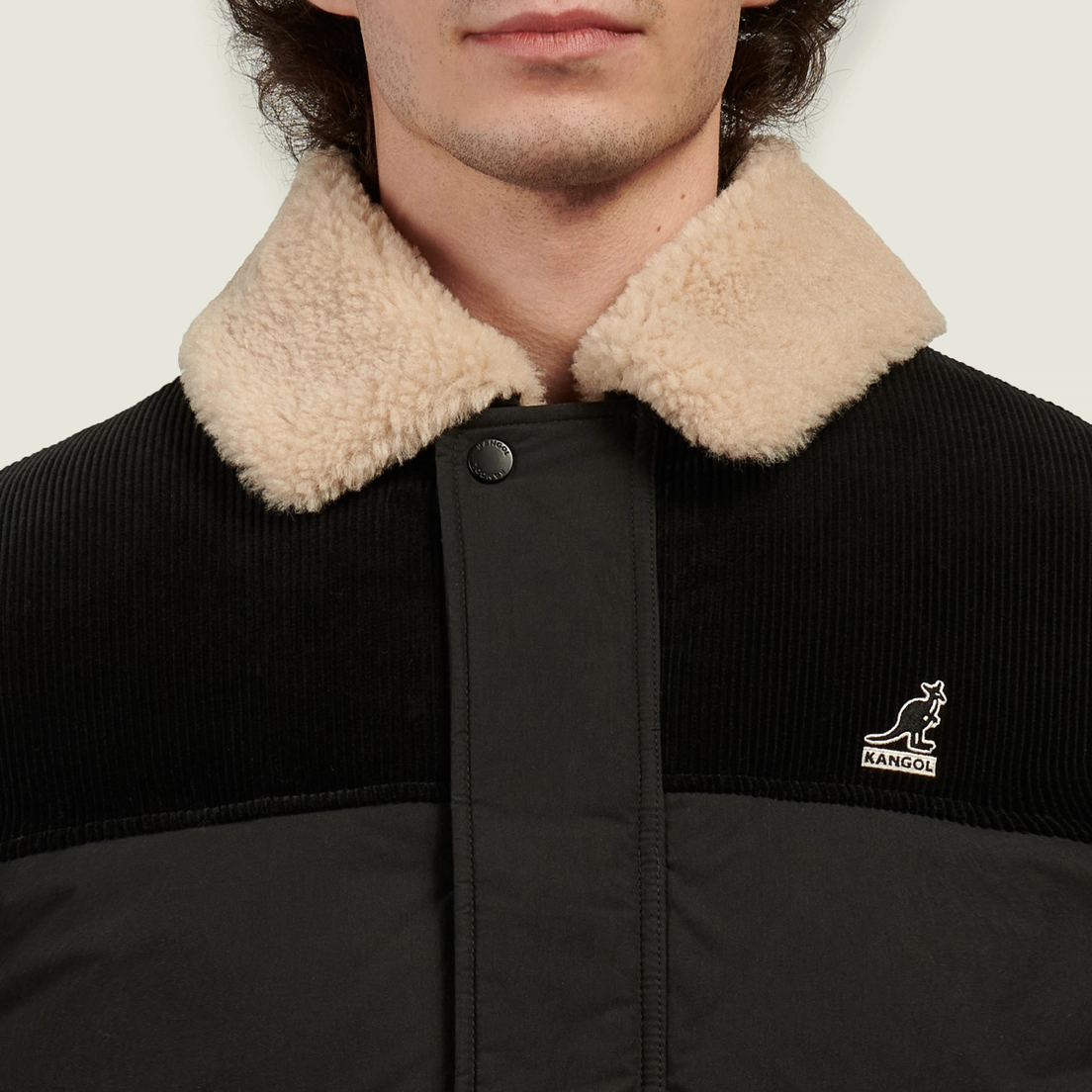 Kangol Мужской пуховик Shearling Collar Down