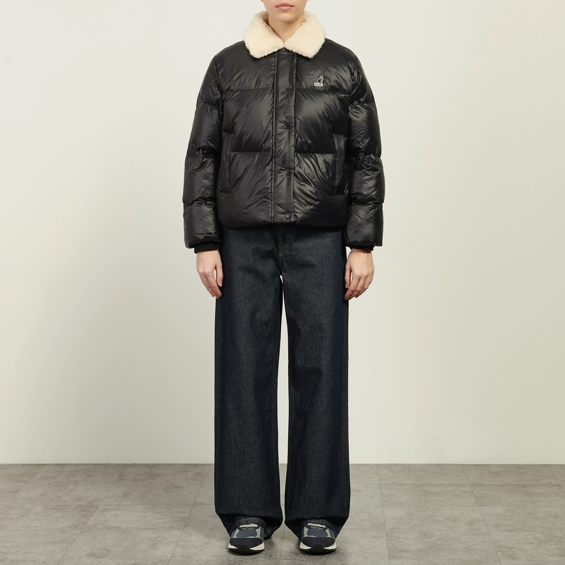 Kangol Женский пуховик Shearling Collar Down