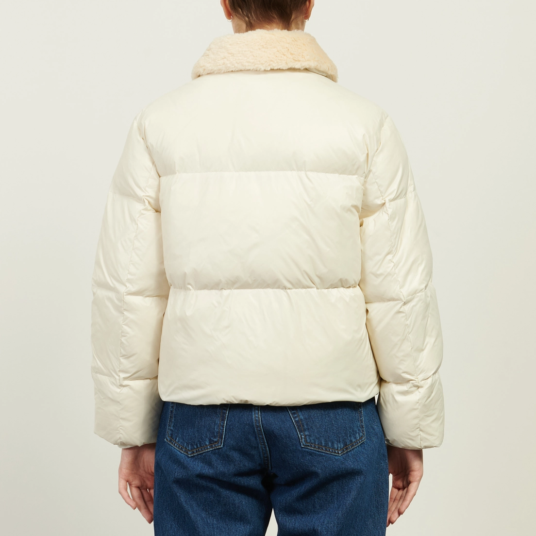 Kangol Женский пуховик Shearling Collar Down