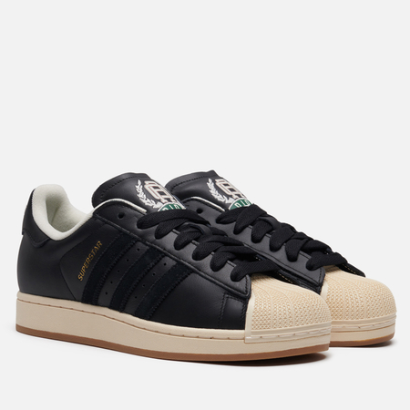 Кроссовки adidas Originals Superstar II, цвет чёрный, размер 38.5 EU