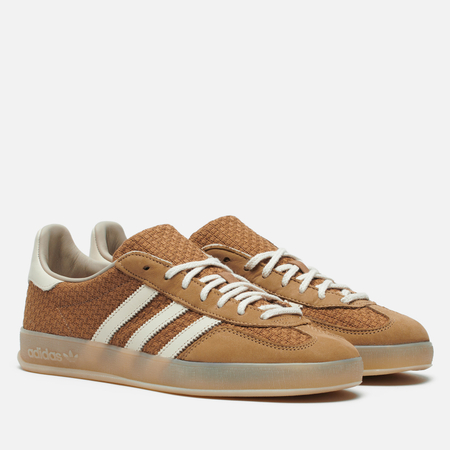 Кроссовки adidas Originals Gazelle Indoor, цвет коричневый, размер 40 EU