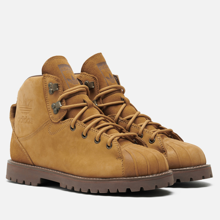 Ботинки adidas Originals Superstar Boot, цвет коричневый, размер 38 EU