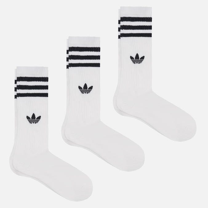Комплект носков adidas 3-Stripes High Crew 3-Pack