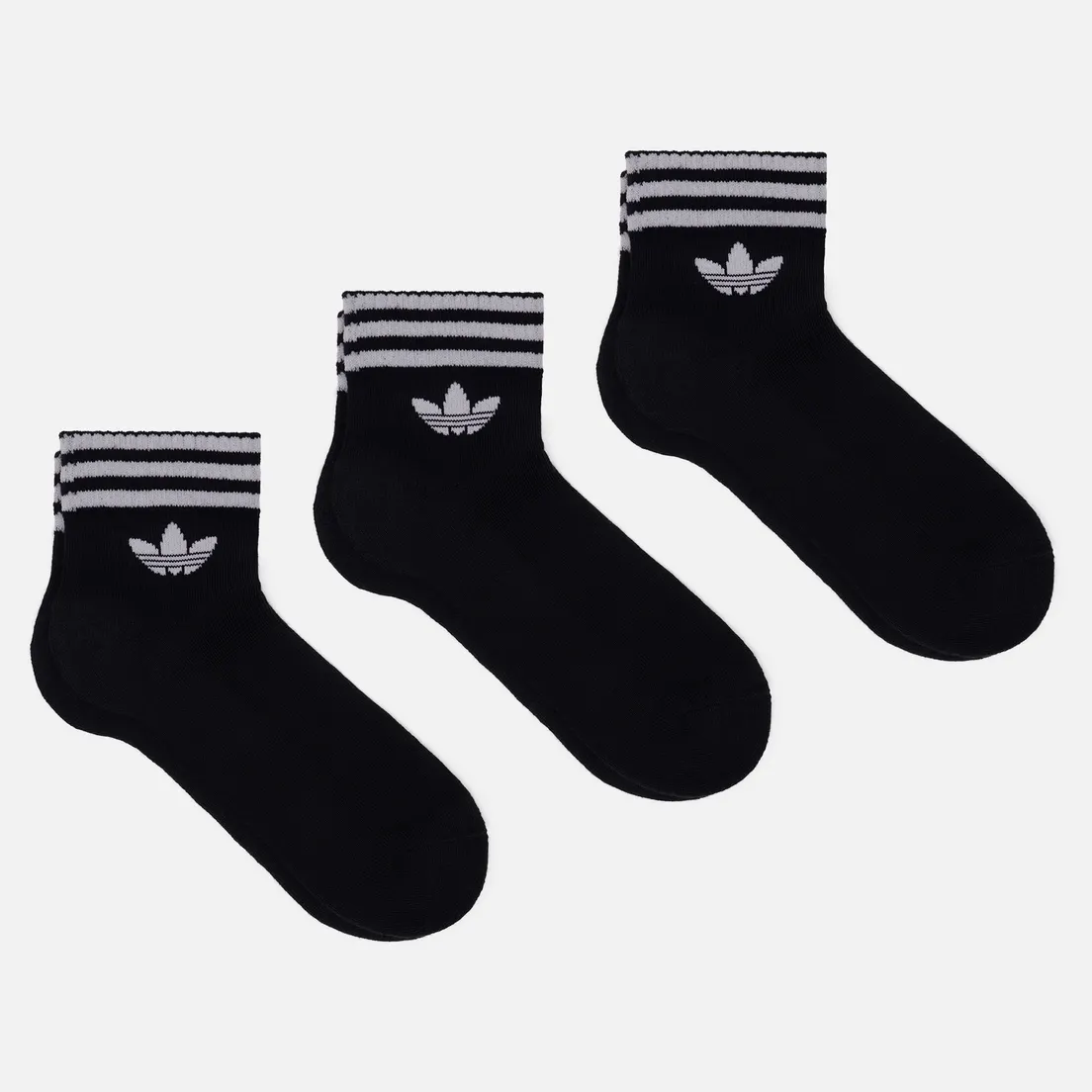 adidas Originals Комплект носков 3-Stripes Ankle 3-Pack