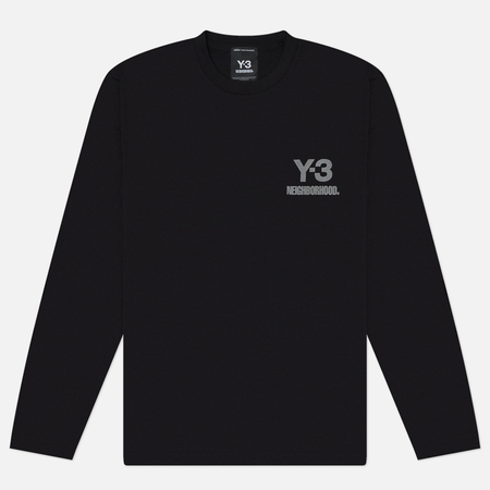 Мужской лонгслив Y-3 x Neighborhood Logo, цвет чёрный, размер XL