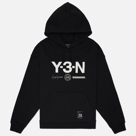 Мужская толстовка Y-3 x Neighborhood Graphic Hoodie, цвет чёрный, размер M