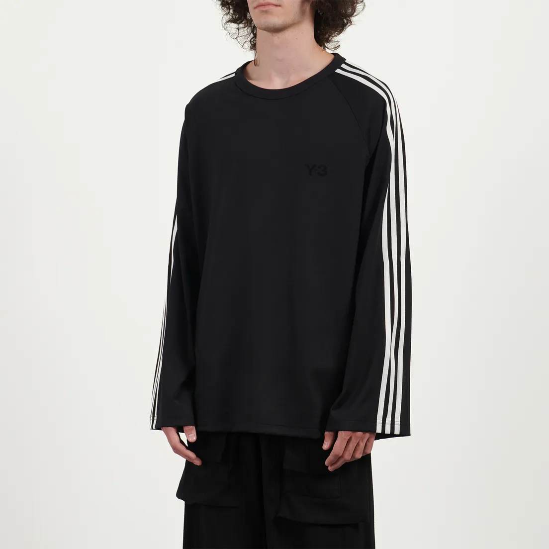 Y-3 Мужской лонгслив Wire 3-Stripes