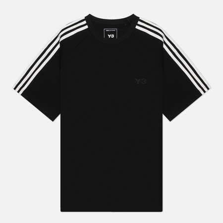 Мужская футболка Y-3 Wire 3-Stripes, цвет чёрный, размер XXL
