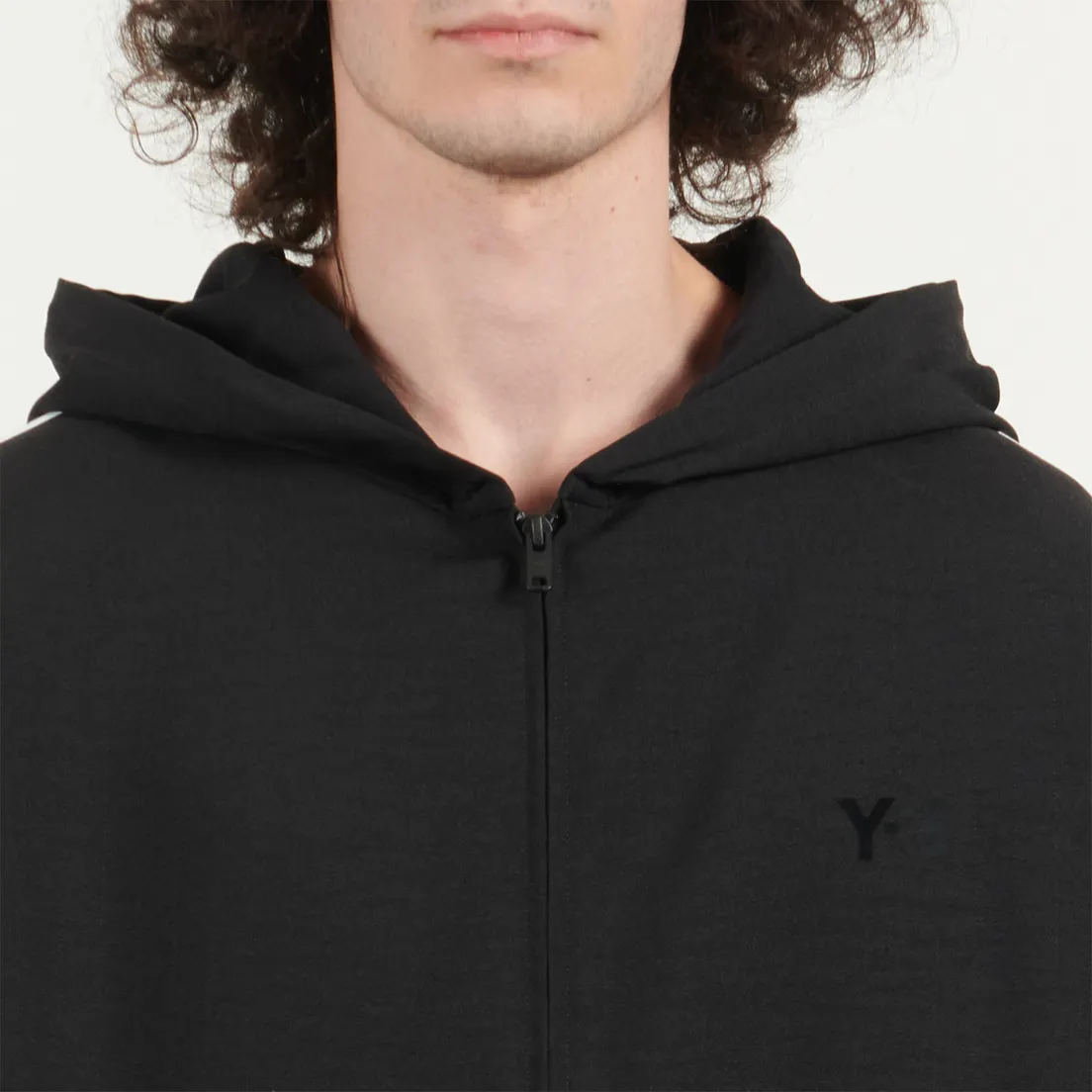 Y-3 Мужская толстовка Wire 3-Stripes Full Zip Hoodie