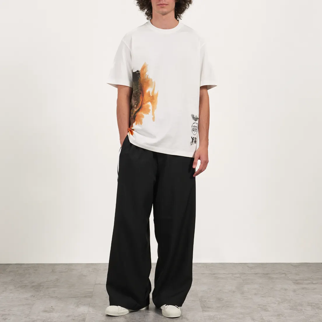 Y-3 Мужская футболка Graphic Amber Ink