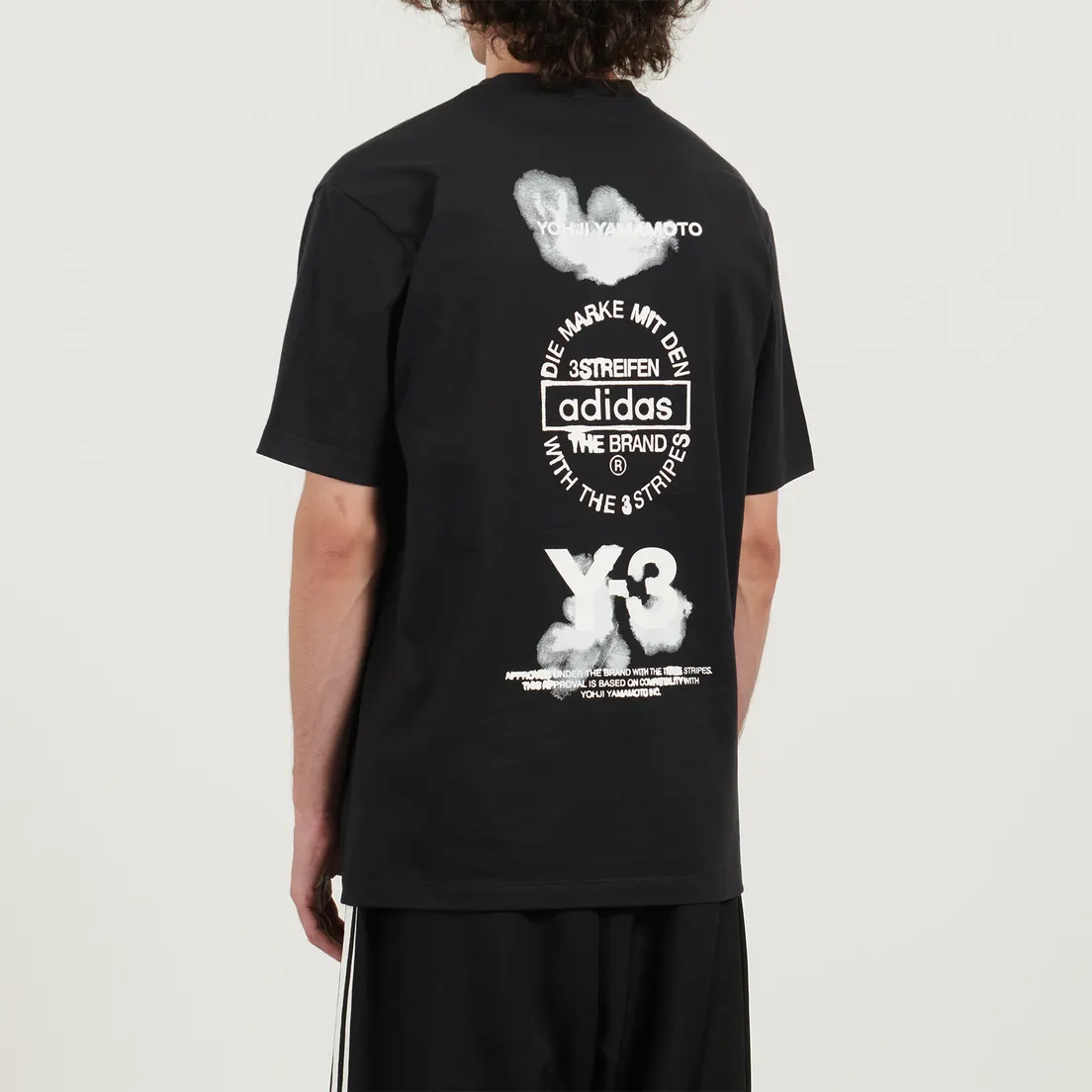 Y-3 Мужская футболка Graphic Stacked Logo