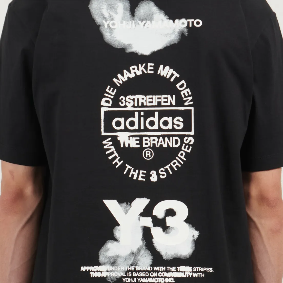 Y-3 Мужская футболка Graphic Stacked Logo