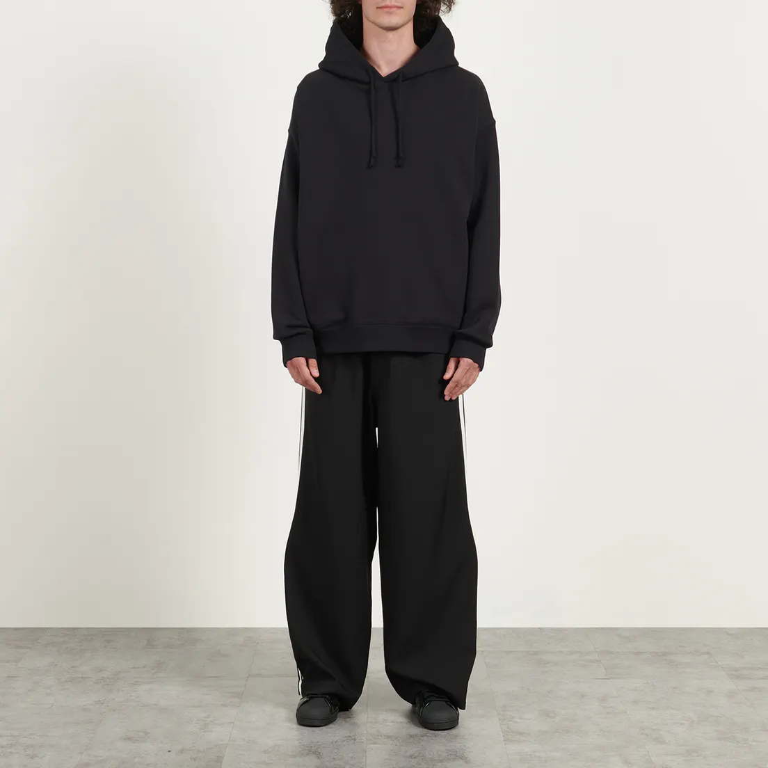 Y-3 Мужская толстовка Graphic Stacked Logo Hoodie