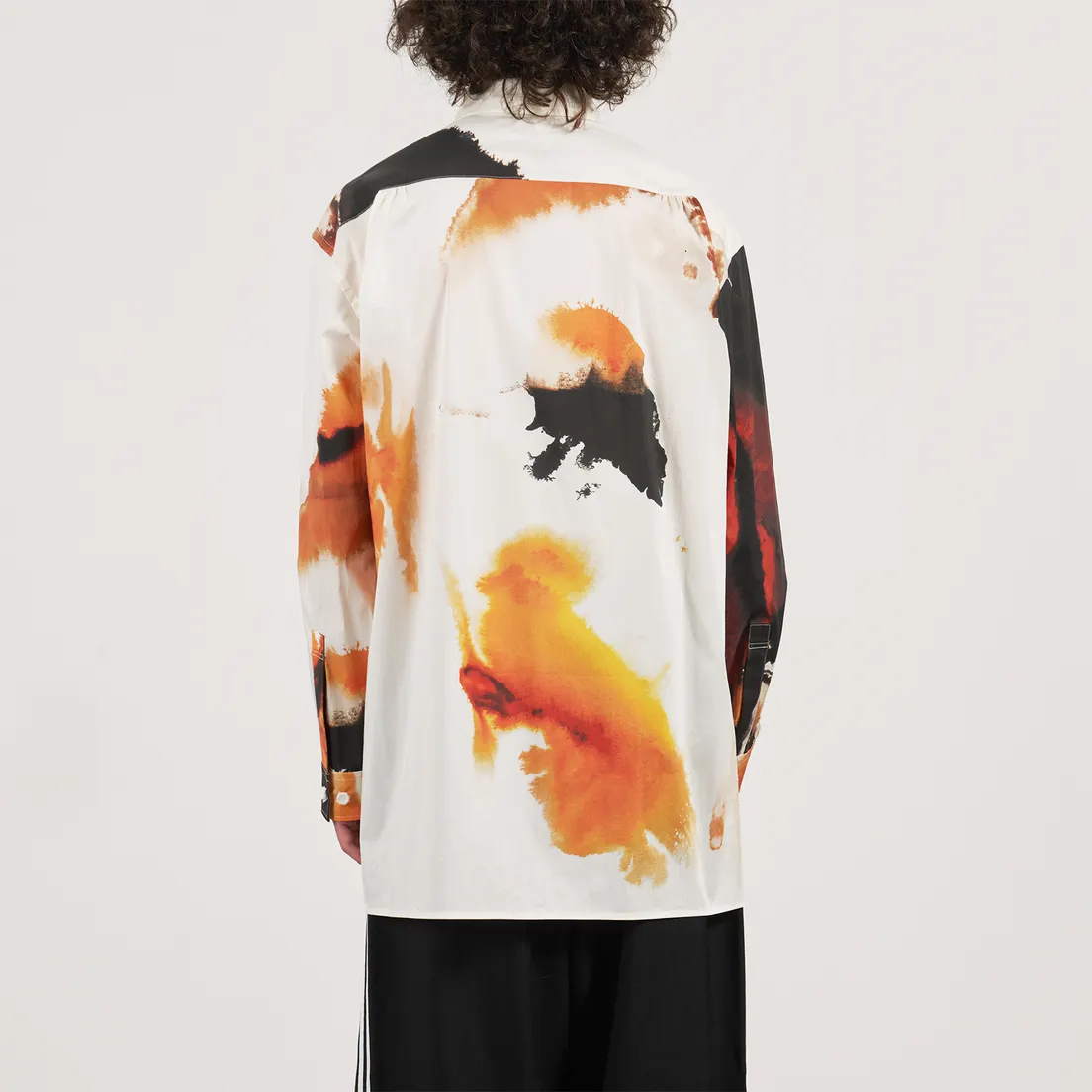 Y-3 Мужская рубашка Graphic Amber Ink