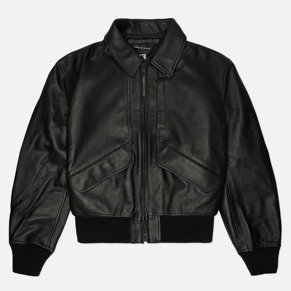 Y-3 Мужская куртка бомбер Leather Regular