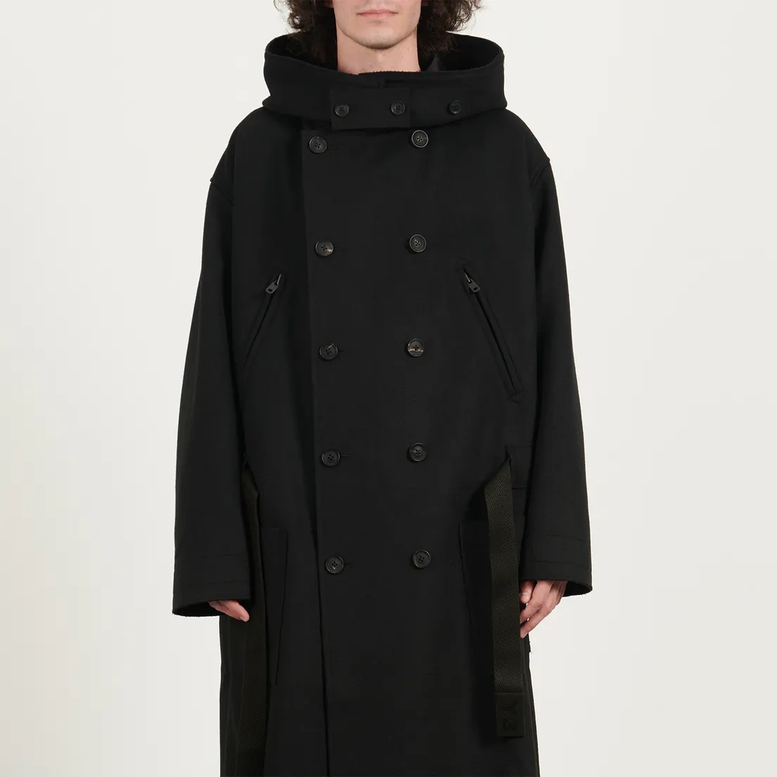 Y-3 Мужское пальто Bonded Melton