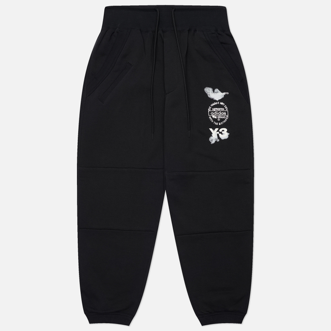 Мужские брюки Y-3 Graphic Stacked Logo Cuffed Track
