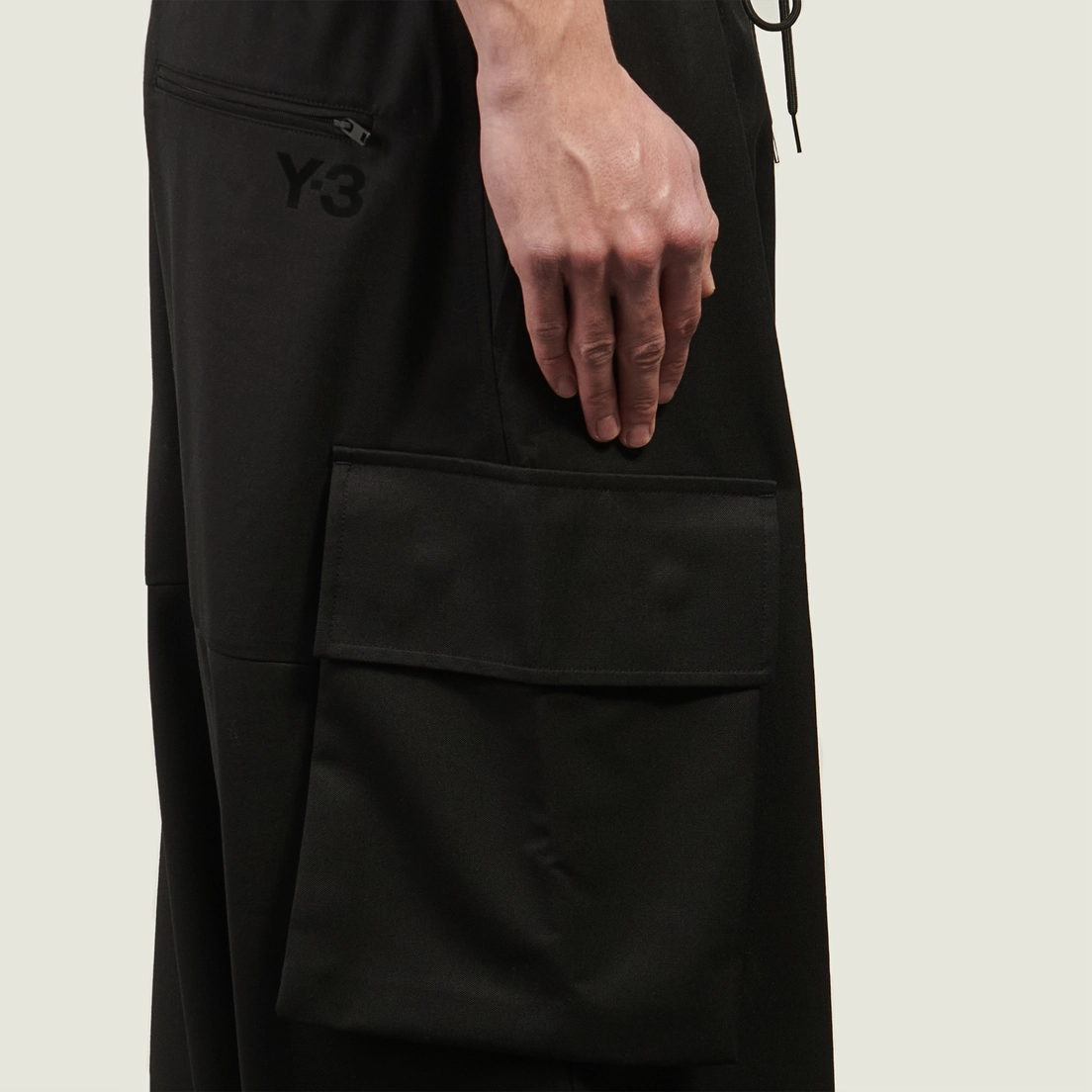 Y-3 Мужские брюки Refined Wool Cargo Loose