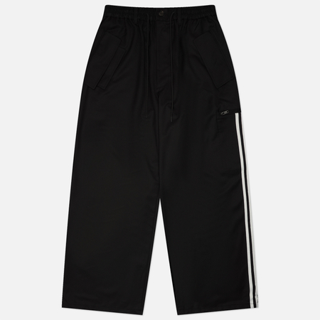 Мужские брюки Y-3 Refined Wool Straight Leg, цвет чёрный, размер L