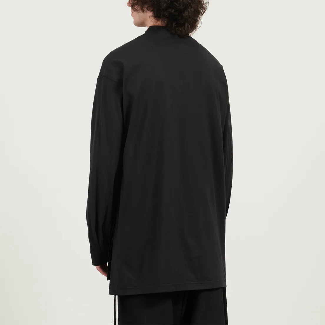 Y-3 Мужской лонгслив Graphic Stacked Logo Polo