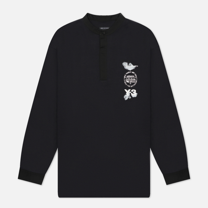 Мужской лонгслив Y-3 Graphic Stacked Logo Polo
